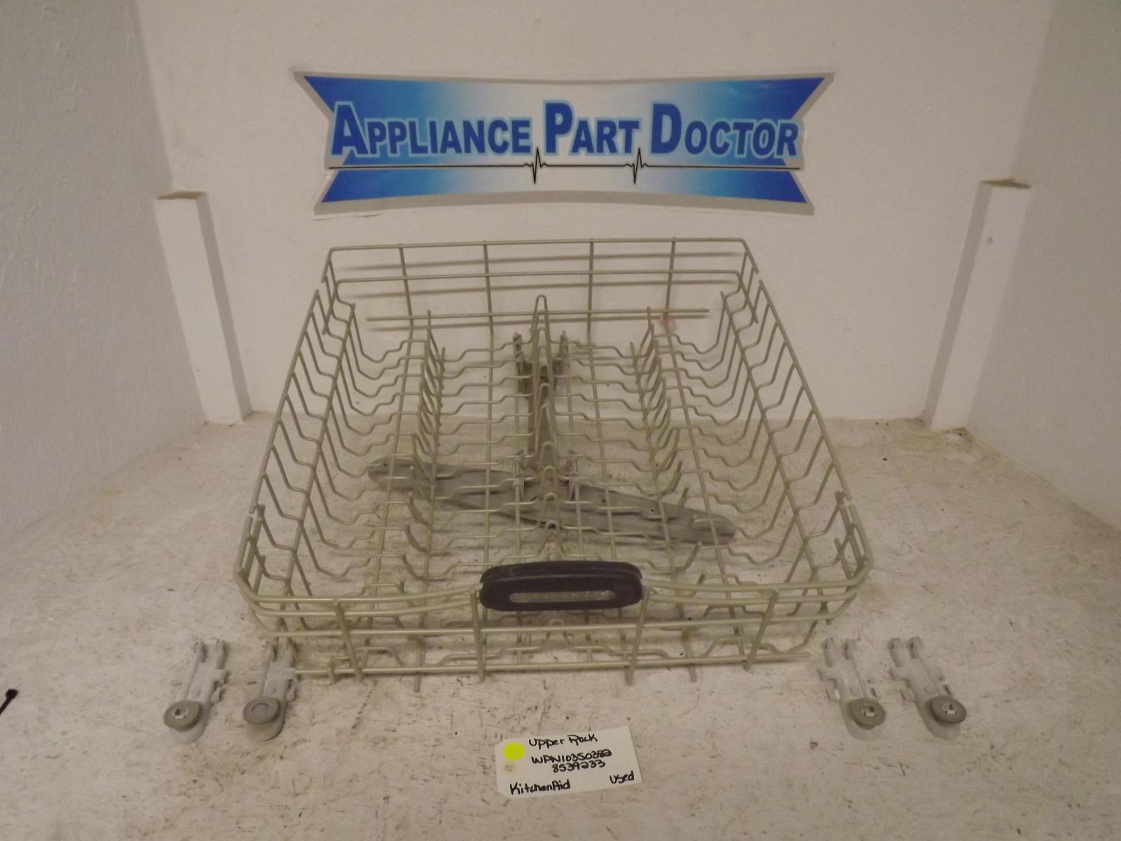 KitchenAid Dishwasher WPW10350382 8539233 Upper Rack Used KitchenAid Dishwasher WPW10350382 8539233 Upper Rack Used
